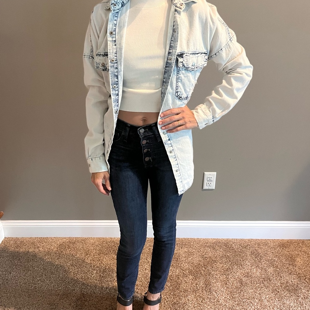 Light Denim long sleeve shirt